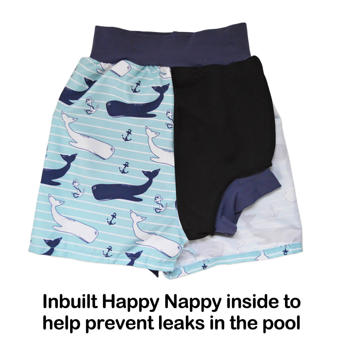happy nappy board shorts